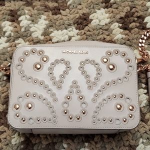 Michael Kors Pink Blush/Rose Gold Detail Crossbody
